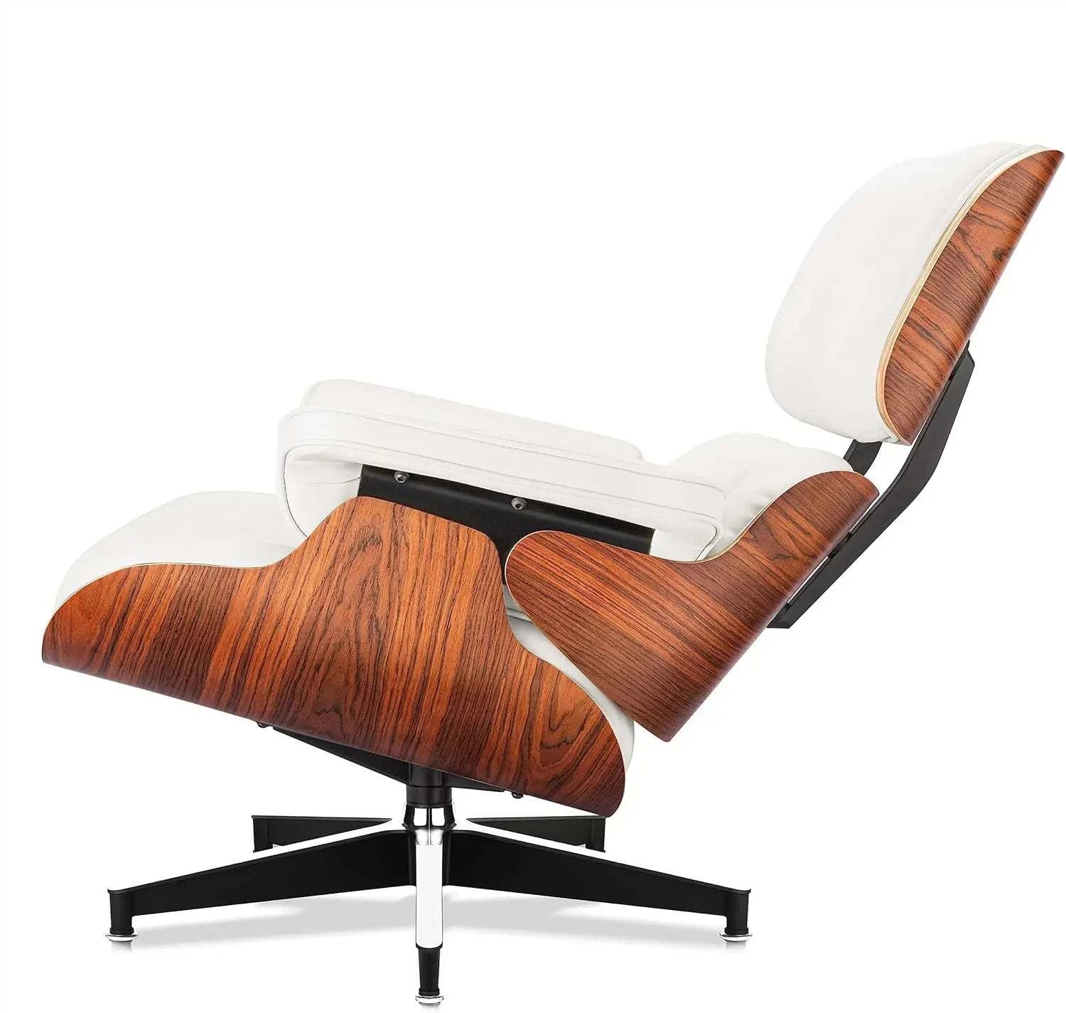 Black Leather Chaise Lounge Chair & Ottoman - Mid Century Modern DesigSPECIFICATIONSBrand Name: MKDKInstallation Method: self-containedOrigin: US(Origin)Hign-concerned Chemical: NoneType: Living Room FurnitureSpecific Use: Chaise LoungShop All I WantShop All I WantBlack Leather