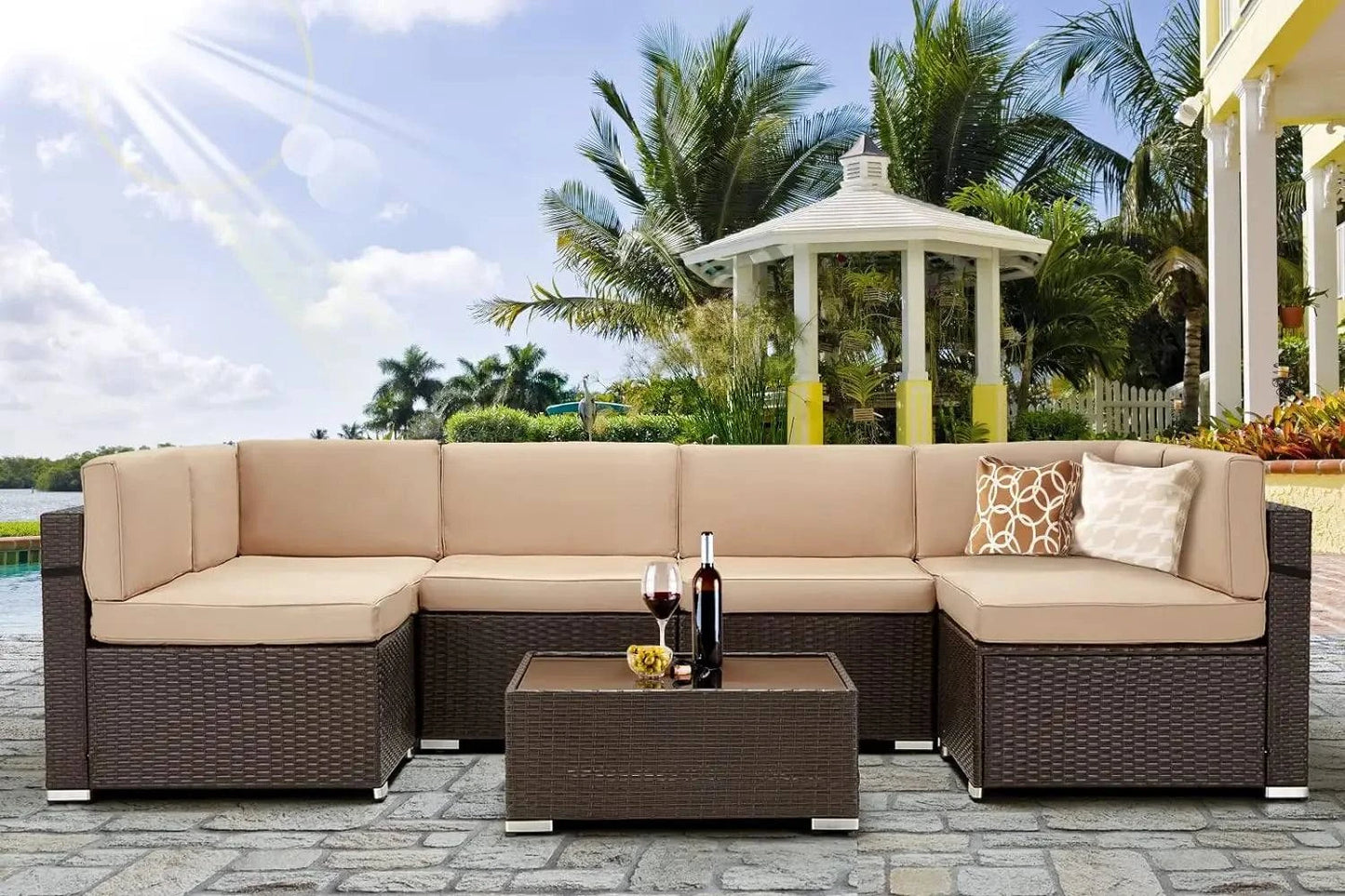 7-Piece Outdoor Patio Dining & Conversation Set 🌿Elevate your outdoor gatherings with the 7-Piece Outdoor Patio Dining & Conversation Set 🌿. This stylish garden set combines both dining and conversation seatinShop All I WantShop All I Want7-Piece Outdoor Patio Dining & Conversation Set 🌿