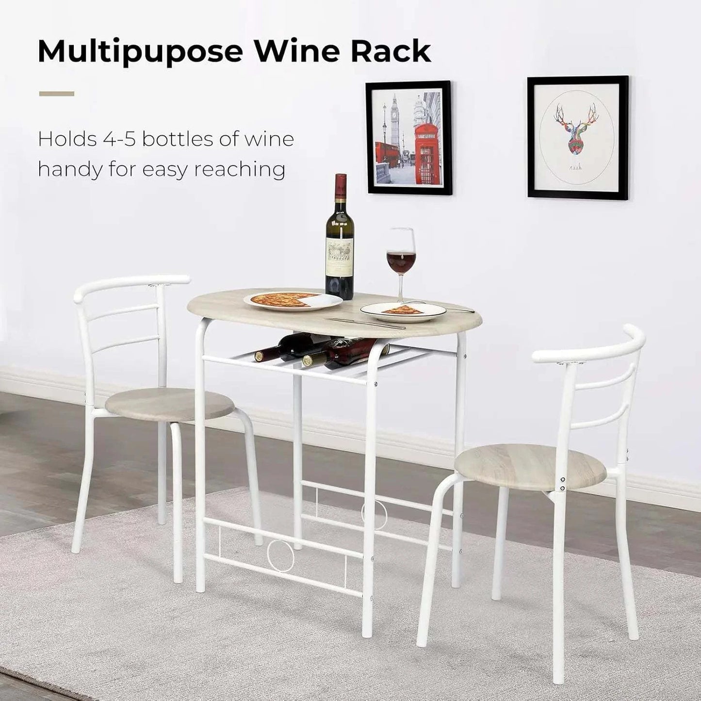 3-Piece Dining Set for Small SpacesMaximize your dining area with this 3-Piece Dining Set for Small Spaces, designed to bring both style and functionality to your home. Its modern style complements anShop All I WantShop All I Want3-Piece Dining Set