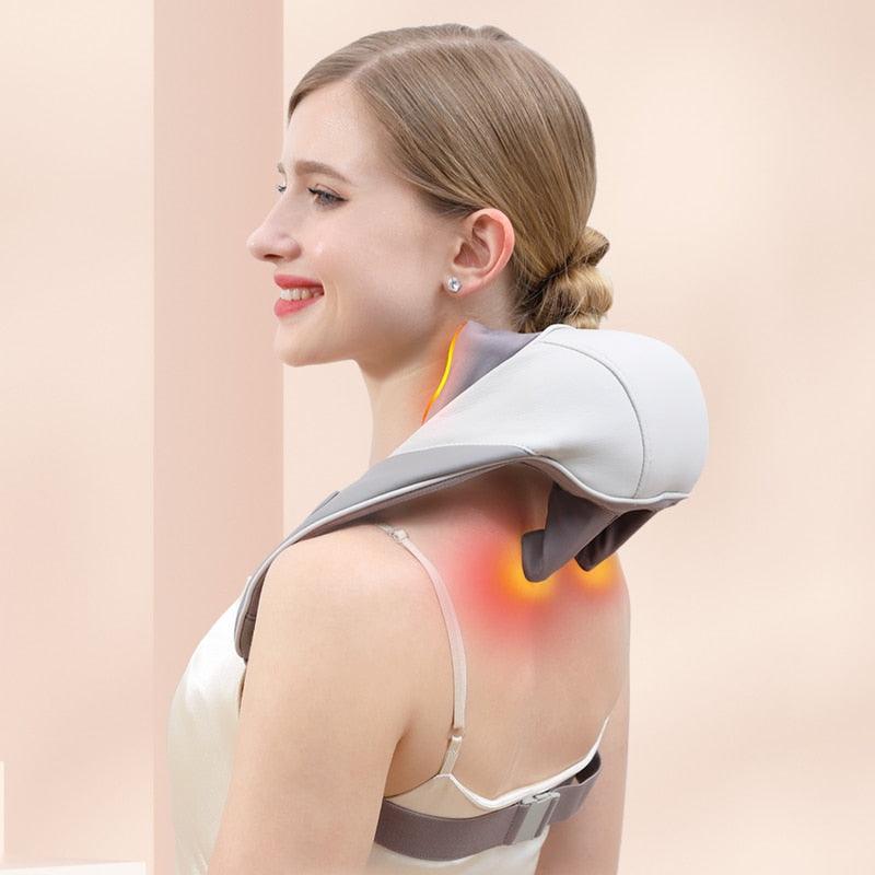 Neck and Back Massager with Soothing HeatIntroducing the ZenRelax Shiatsu Neck and Back Massager – Your Personal Deep Tissue Oasis
Key Features
🌟 6 Powerful Deep-Shiatsu Kneading Massage Nodes: Our neck anSHOP ALL I WANTShop All I WantBack Massager