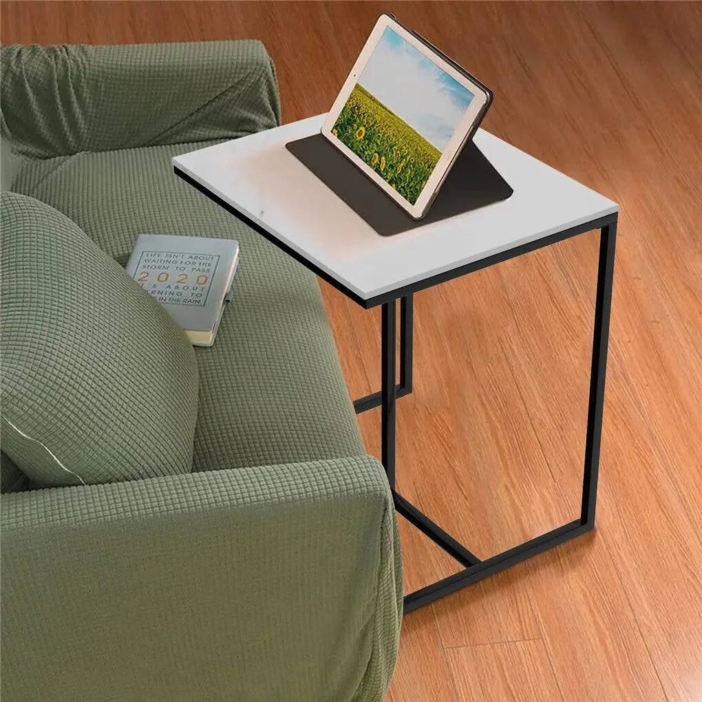 C-Shaped Side Table 🖥️Upgrade your living room or bedroom with this stylish C-Shaped Side Table. Crafted from durable sintered stone and metal iron, it features a sleek gold and white finShop All I WantShop All I Want-Shaped Side Table 🖥️