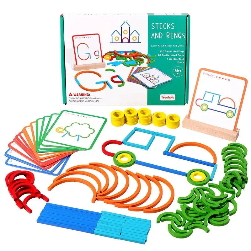 Wooden Creative Rings Puzzle SticksUnleash Your Child's Imagination with Our Wooden Creative Rings Puzzle Sticks!
Introducing our Wooden Creative Rings Puzzle Sticks, an innovative and engaging toy tSHOP ALL I WANTShop All I WantWooden Creative Rings Puzzle Sticks