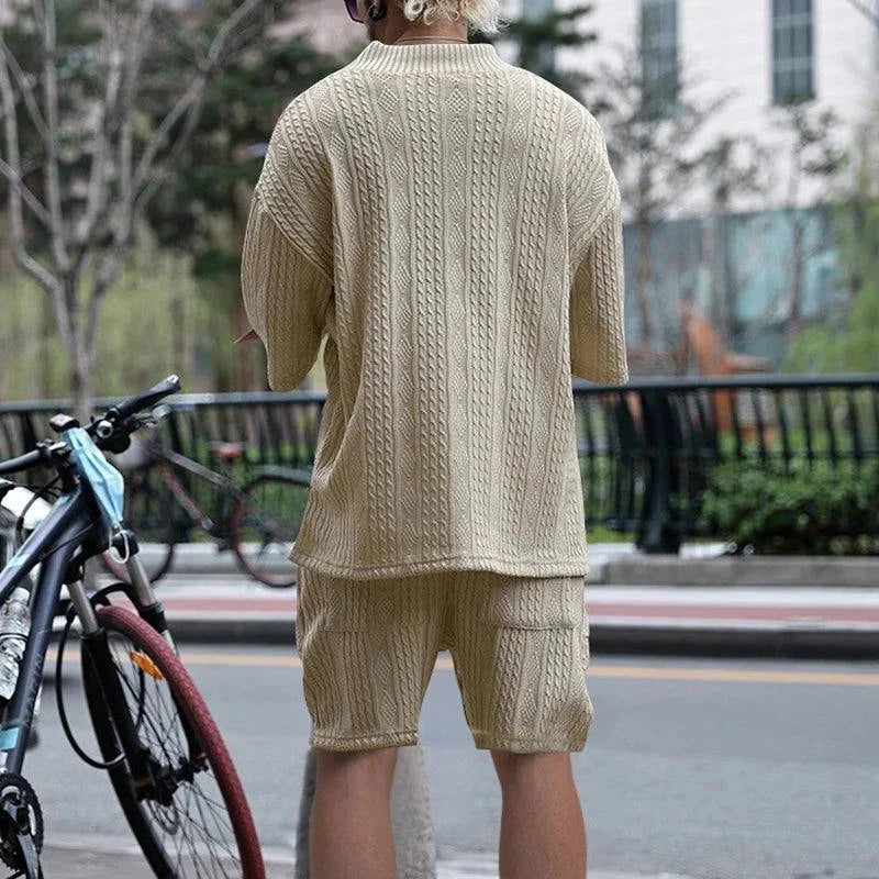 New Summer Men's Set – Loose Casual Sports Suit, High-Quality Cotton JStep into summer with confidence in the New Summer Men's Set, designed for ultimate comfort and style. This two-piece sports suit features a loose fit, allowing for Shop All I WantShop All I WantSummer Men'