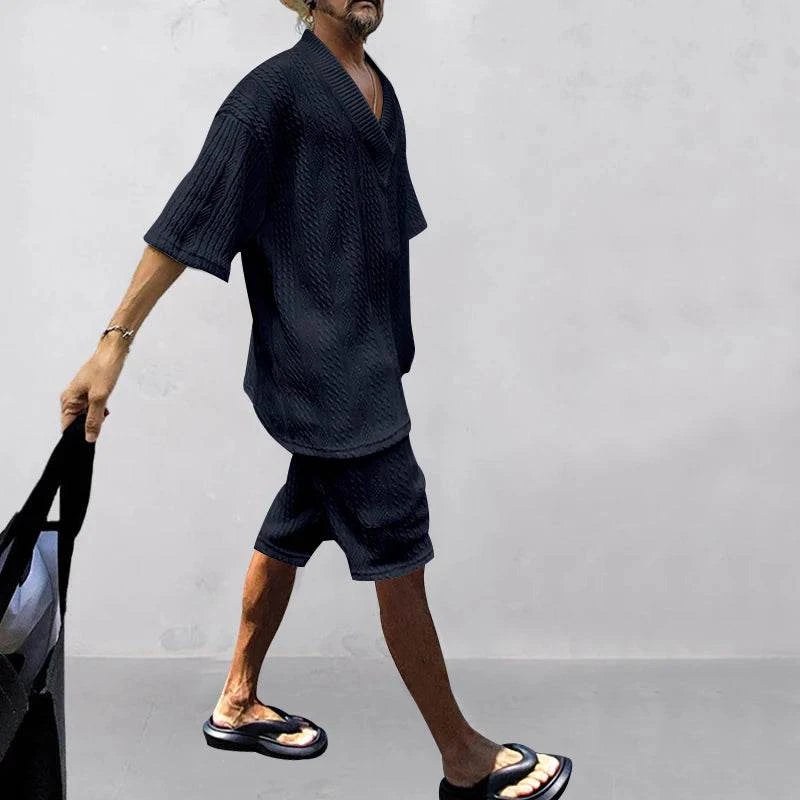New Summer Men's Set – Loose Casual Sports Suit, High-Quality Cotton JStep into summer with confidence in the New Summer Men's Set, designed for ultimate comfort and style. This two-piece sports suit features a loose fit, allowing for Shop All I WantShop All I WantSummer Men'