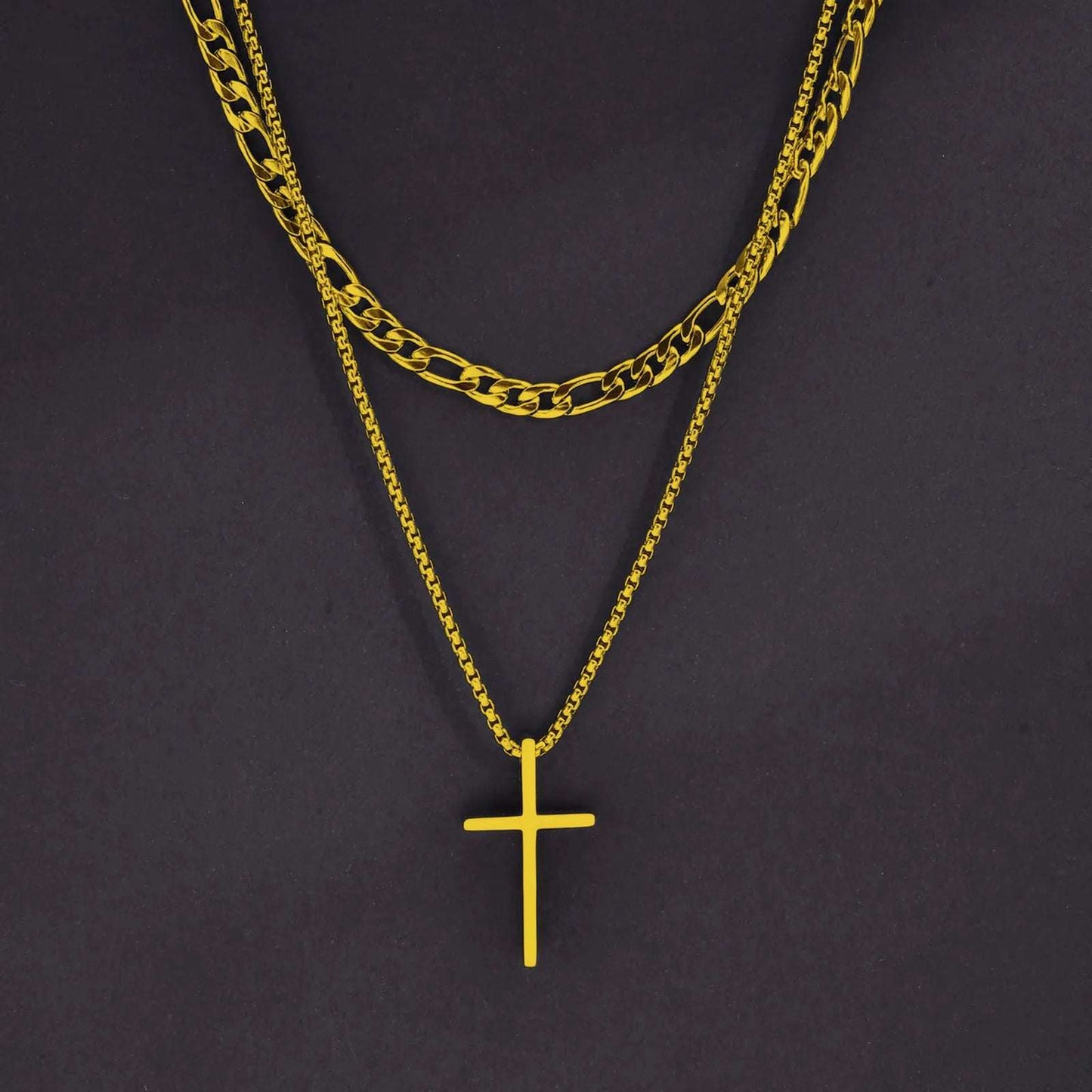 Layered Cross Pendant Necklace for Men ✝️🔗This Layered Cross Pendant Necklace for Men is a stylish and meaningful accessory. Here are the key details:
Design: The necklace features a layered design with muSHOP ALL I WANTShop All I WantLayered Cross Pendant Necklace