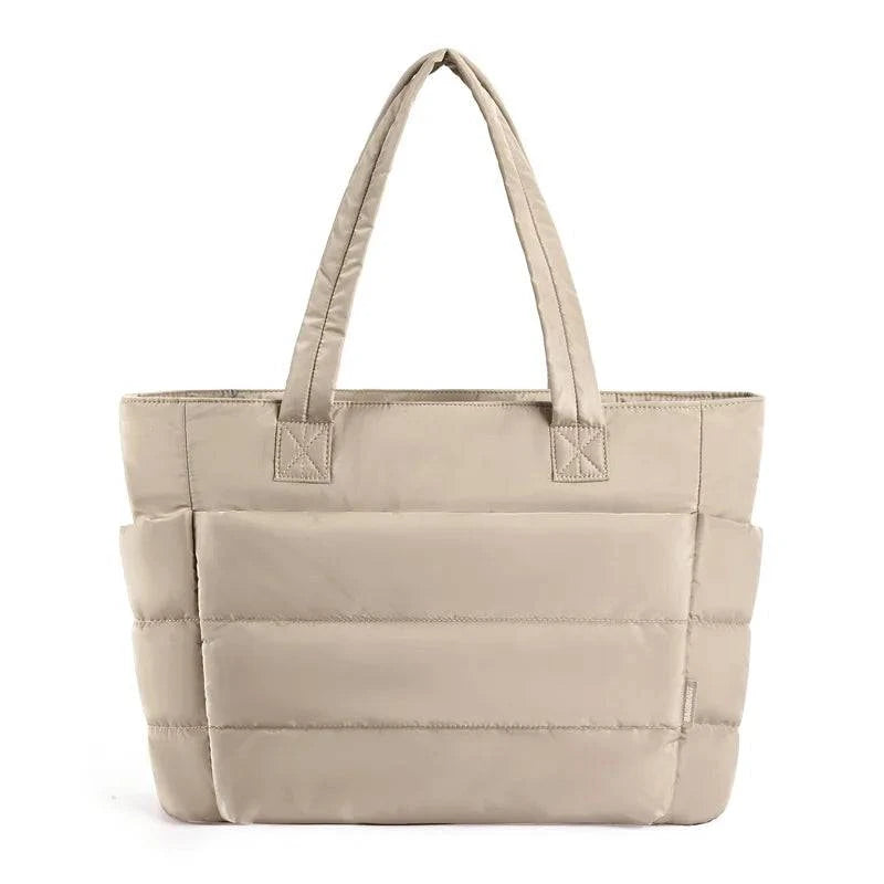 Stylish Tote Shoulder Bag 🖤Elevate your style with our Multifunctional Puffer Handbag, designed to meet all your daily needs. With a sleek, quilted exterior and a compact yet spacious interiorSHOP ALL I WANTShop All I WantStylish Tote Shoulder Bag