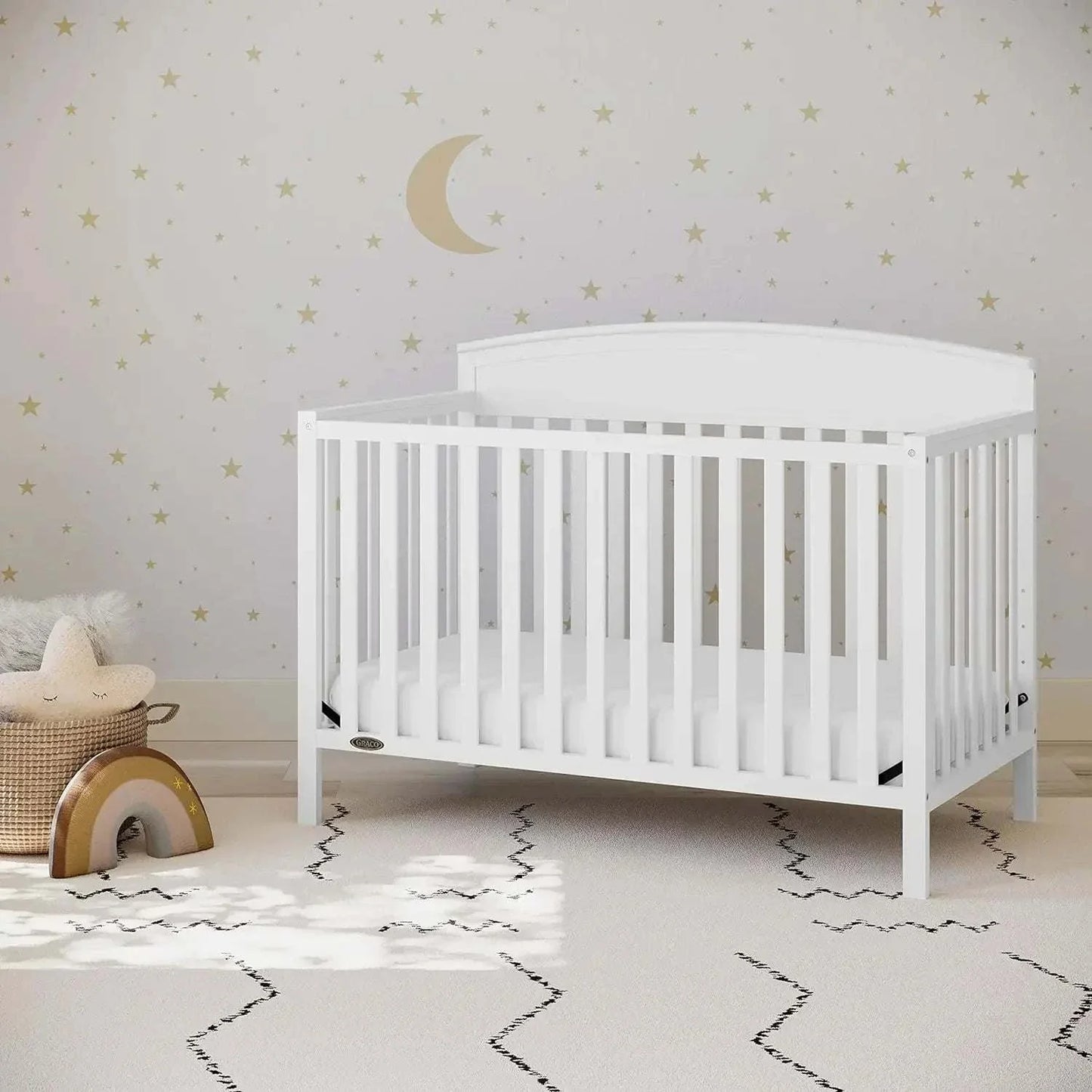 Shop All I Want Benton 5-in-1 Convertible Crib (White), GREENGUARD Gold Certified, ConThe Benton 5-in-1 Convertible Crib is the perfect blend of safety and style for your baby’s nursery. With its GREENGUARD Gold Certification, this crib ensures that yShop All I WantShop All I Want-1 Convertible Crib (White), GREENGUARD Gold Certified, Converts
