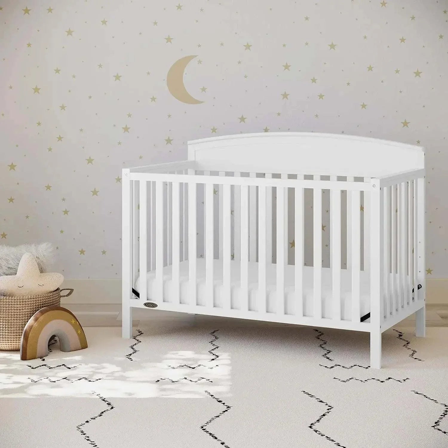 Shop All I Want Benton 5-in-1 Convertible Crib (White), GREENGUARD Gold Certified, ConThe Benton 5-in-1 Convertible Crib is the perfect blend of safety and style for your baby’s nursery. With its GREENGUARD Gold Certification, this crib ensures that yShop All I WantShop All I Want-1 Convertible Crib (White), GREENGUARD Gold Certified, Converts