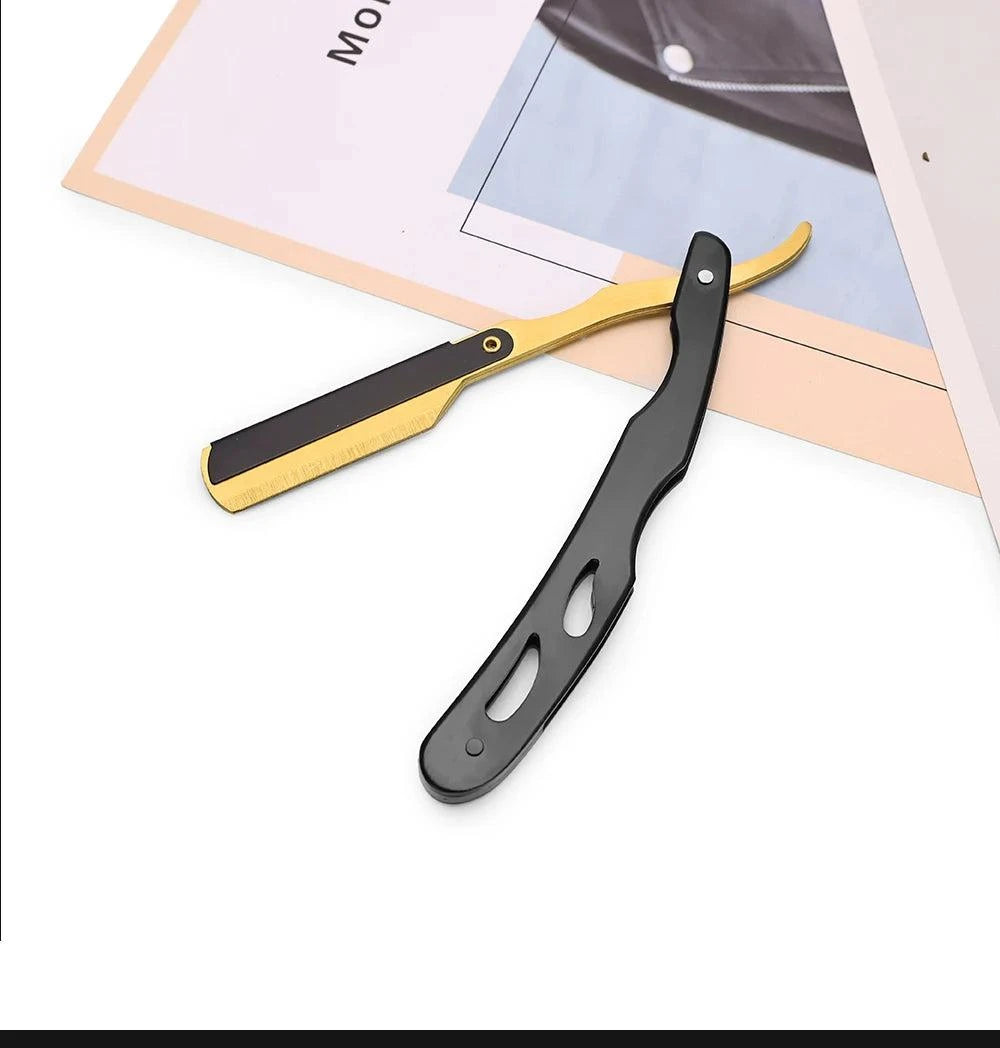 Barbertop Straight Razor | Classic Manual Folding Knife for Men ✂️Experience precision shaving with the Barbertop shaving straight razor. This classic manual barber razor features a sleek folding design and is crafted from high-quaShop All I WantShop All I WantClassic Manual Folding Knife