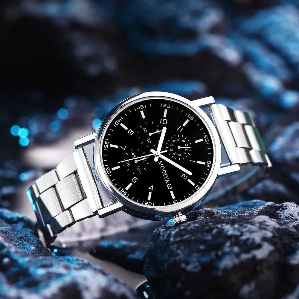 Casual Stainless Steel Mesh Belt Watch: Simple Dial Quartz Design for Discover the perfect accessory for any occasion with the Men’s Casual Stainless Steel Mesh Belt Watch. This sophisticated timepiece features a simple dial design thaShop All I WantShop All I WantCasual Stainless
