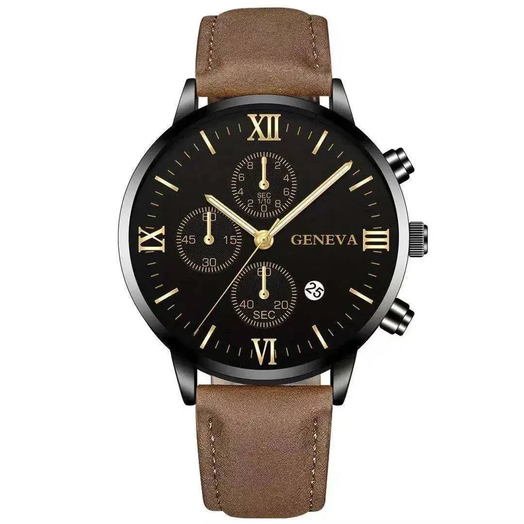 Men’s Black Quartz Watch | Fashion Round Roman Dial Sports Watch ⌚Stay stylish and punctual with this men’s black quartz watch featuring a classic round Roman dial. Designed for sports enthusiasts, this fashion-forward timepiece ofShop All I WantShop All I WantFashion Round Roman Dial Sports Watch ⌚