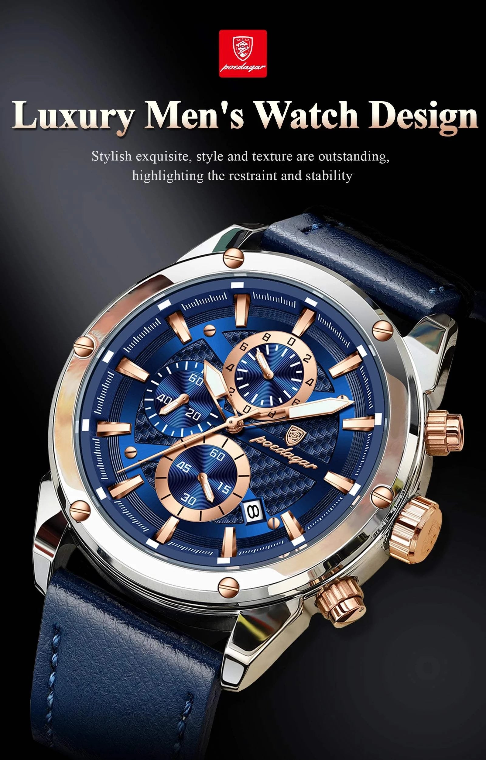 Elegant Men’s Quartz Watch – Waterproof Luminous Sports Timepiece withThe Elegant Men’s Quartz Watch offers both sophistication and functionality. Its waterproof design and luminous hands make it perfect for both daily wear and active Shop All I WantShop All I WantQuartz Watch – Waterproof Luminous Sports Timepiece