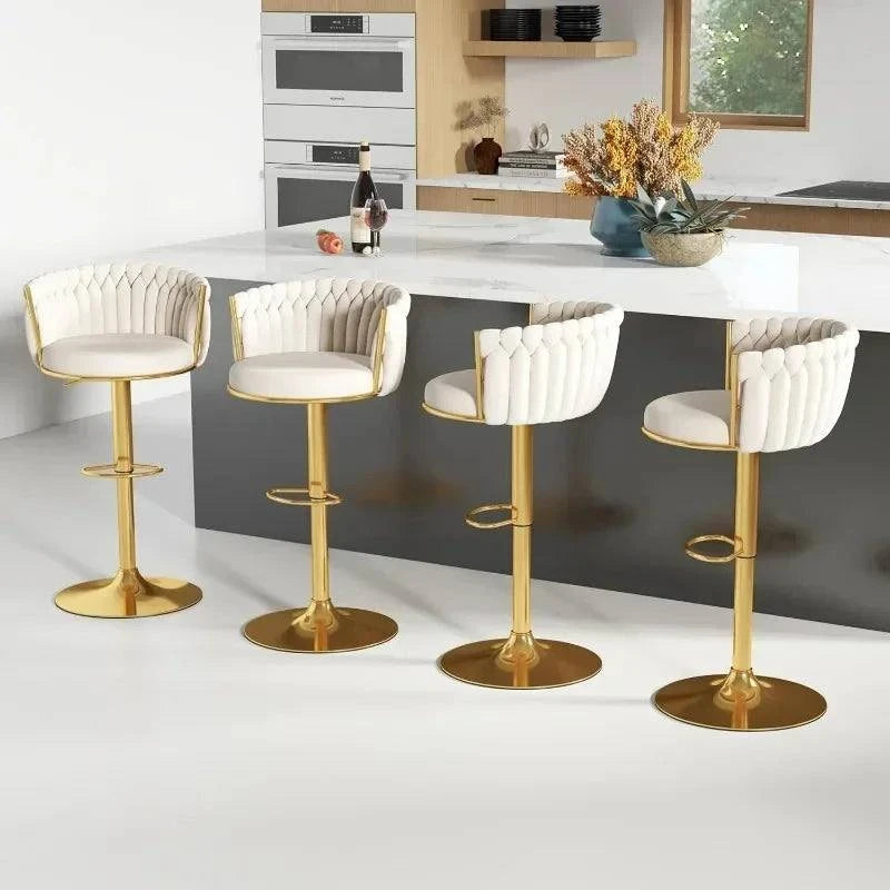 Bar Stools Set of 4, Velvet Swivel & Height Adjustable with Woven BackAdd a touch of natural elegance to your living room with this bamboo sideboard. Perfect for use as a shoe rack or a stylish storage solution, its sleek, modern desigShop All I WantShop All I Want4, Velvet Swivel & Height Adjustable