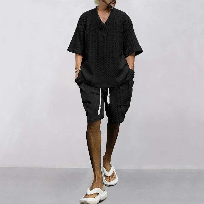 New Summer Men's Set – Loose Casual Sports Suit, High-Quality Cotton JStep into summer with confidence in the New Summer Men's Set, designed for ultimate comfort and style. This two-piece sports suit features a loose fit, allowing for Shop All I WantShop All I WantSummer Men'