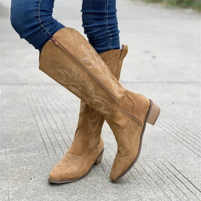 Western Charm Embroidered Cowboy BootsEmbrace timeless western style with our Western Charm Embroidered Cowboy Boots. These boots blend rugged durability with elegant embroidery, making them the perfect SHOP ALL I WANTShop All I WantWestern Charm Embroidered Cowboy Boots