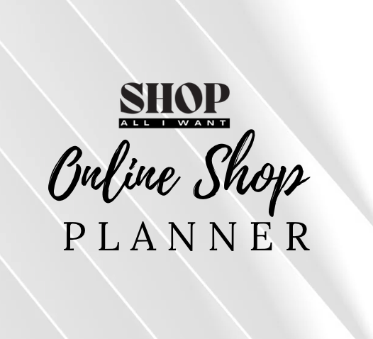 Online Shop Planner -37 PagesShop All I WantShop All I WantOnline Shop Planner