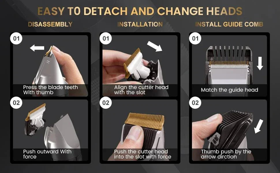 Electric Shaver Hair Clippers for Men  Shop All I Want Hair Clippers for Men – Professional Cordless Barber Clippers for HairThe Hair Clippers for Men are expertly designed for those who demand precision and quality in their grooming routine. These professional cordless barber clippers offShop All I WantShop All I WantHair Cutting & Grooming, Rechargeable Beard Trimmer ✂️⚡