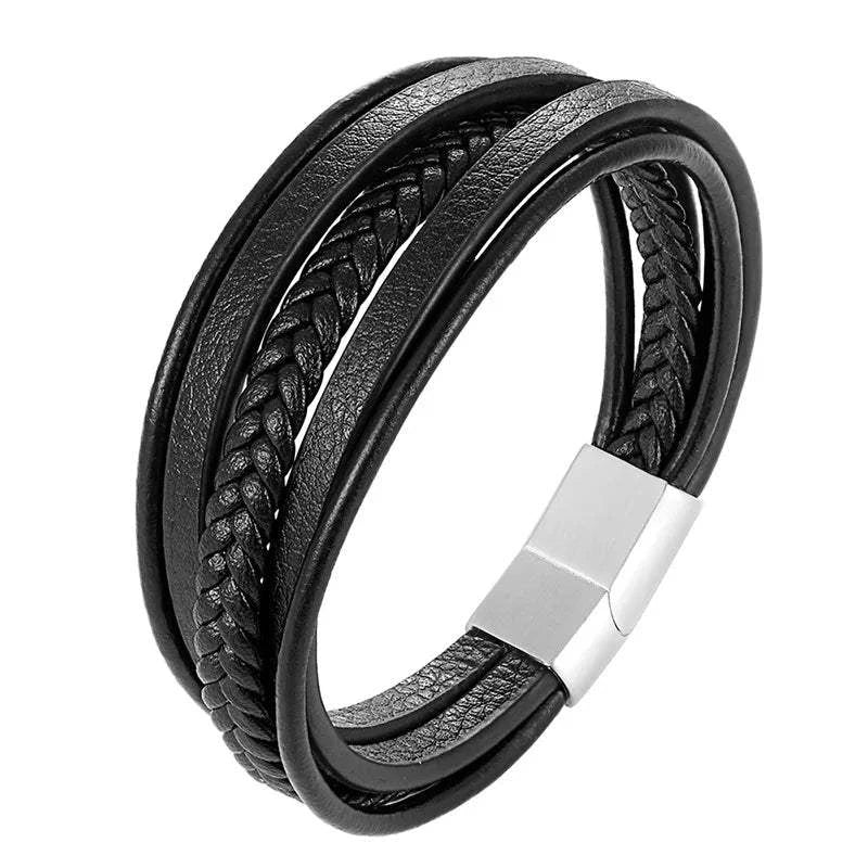 Classic Cross Leather Bracelet for MenIntroducing our Classic Cross Leather Bracelet for Men – where timeless design meets masculine elegance for a statement accessory.
🛡️ Symbolic Cross Design: The braSHOP ALL I WANTShop All I WantClassic Cross Leather Bracelet