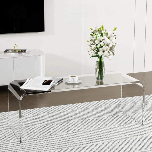 Coffee Table, 44" L x 16" W x 16'' H x 3/4''This sleek Coffee Table combines modern style with practicality. Measuring 44" L x 16" W x 16" H, it offers ample surface space for your living room essentials, whilShop All I WantShop All I WantCoffee Table, 44"