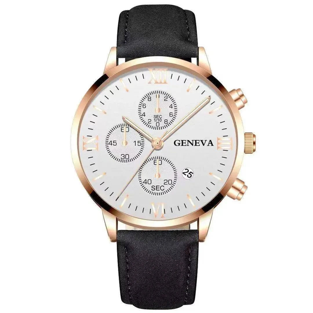 Men’s Black Quartz Watch | Fashion Round Roman Dial Sports Watch ⌚Stay stylish and punctual with this men’s black quartz watch featuring a classic round Roman dial. Designed for sports enthusiasts, this fashion-forward timepiece ofShop All I WantShop All I WantFashion Round Roman Dial Sports Watch ⌚