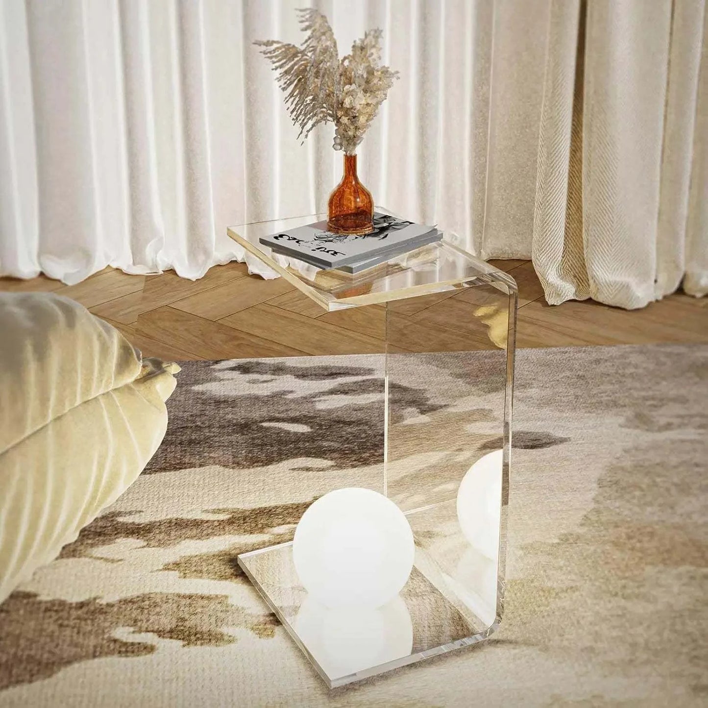 Coffee Table, 44" L x 16" W x 16'' H x 3/4''This sleek Coffee Table combines modern style with practicality. Measuring 44" L x 16" W x 16" H, it offers ample surface space for your living room essentials, whilShop All I WantShop All I WantCoffee Table, 44"