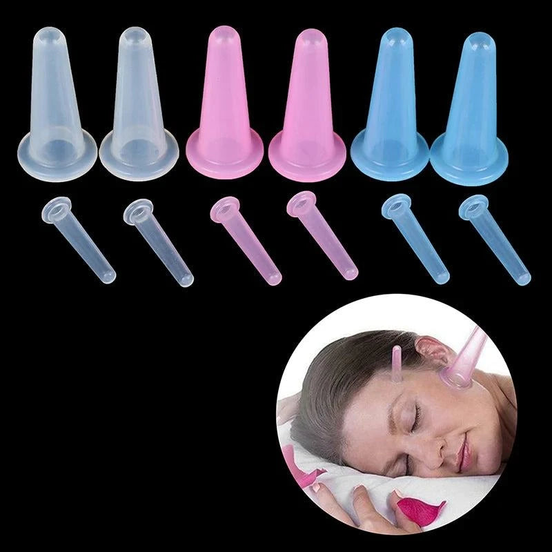 π 4pcs Silicone Cupping Set β Face & Body Massage, Anti-Cellulite HeaRevitalize your skin with the 4pcs Silicone Cupping Set. Designed for face and body massage, these cups offer effective anti-cellulite therapy and promote overall skSHOP ALL I WANTShop All I Want4pcs Silicone Cupping Set