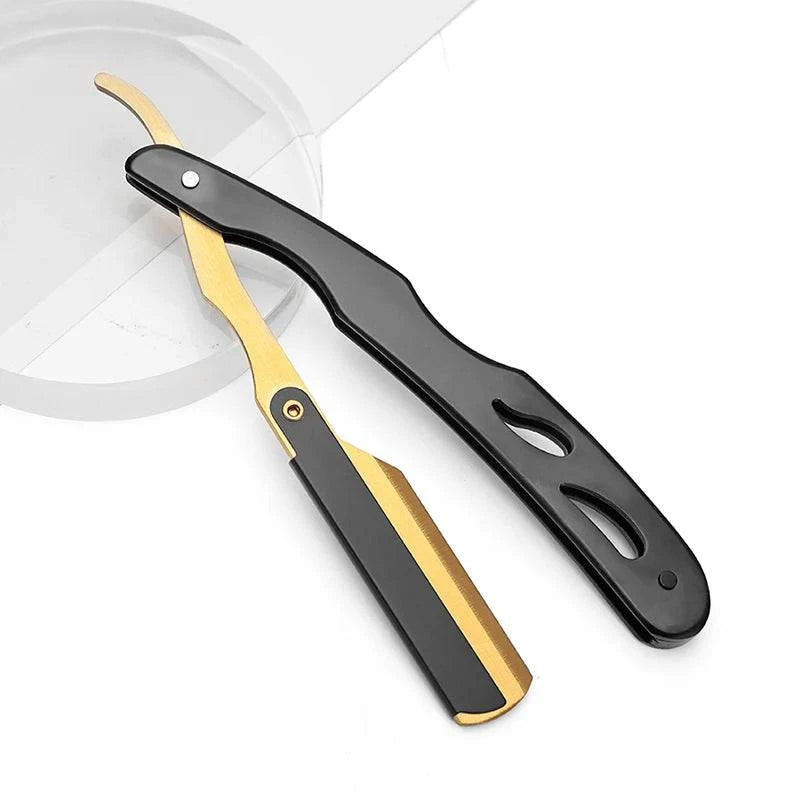 Barbertop Straight Razor | Classic Manual Folding Knife for Men ✂️Experience precision shaving with the Barbertop shaving straight razor. This classic manual barber razor features a sleek folding design and is crafted from high-quaShop All I WantShop All I WantClassic Manual Folding Knife