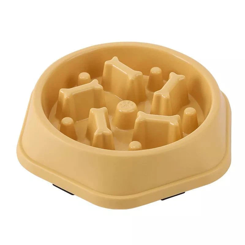 Slow Feed Pet Bowl: Healthy 🐾🥣⏳🐾 Slow Down Feeding for Healthier Dogs: The basic dog bowl features a unique maze design that separates food, slowing down the speed of pet feeding. This prevents SHOP ALL I WANTShop All I WantSlow Feed Pet Bowl