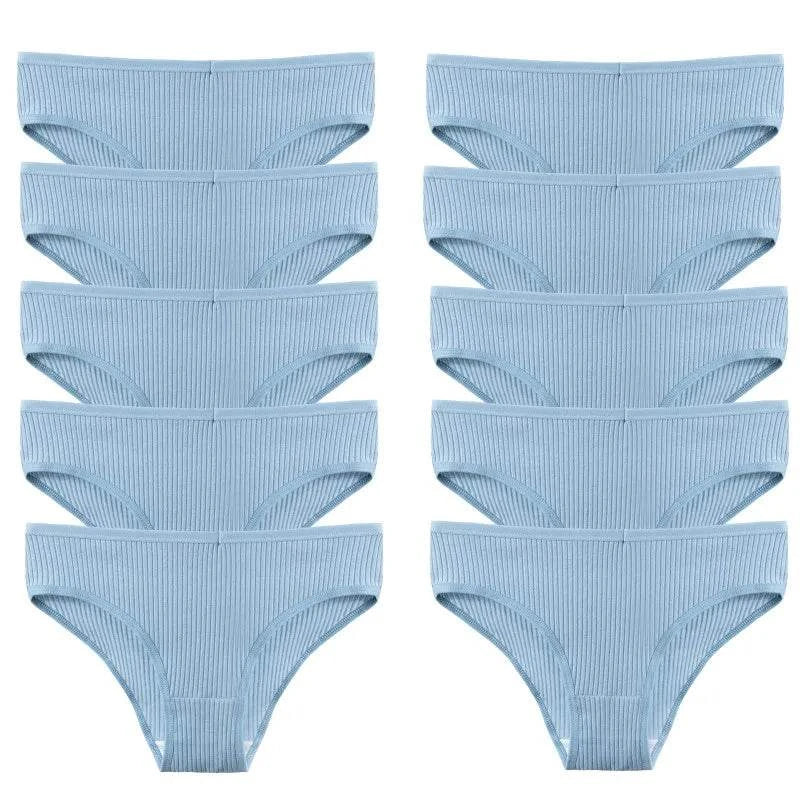 10PCS Women’s Panties Set | Sexy Breathable Cotton Striped Briefs 🌸Indulge in comfort with the 10PCS set of women's panties. These sexy and breathable cotton striped briefs are designed for all-day wear, combining style and comfort Shop All I WantShop All I WantSexy Breathable Cotton Striped Briefs 🌸