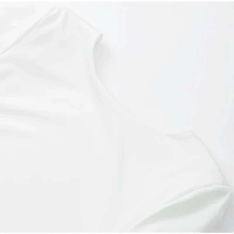 Chic Backless White Slim Fit Dress for Women - Elegant Pleated EveningMake a statement in this Chic Backless White Slim Fit Dress, the perfect choice for elegant evenings and special occasions. Featuring a flattering slim fit, this dreShop All I WantShop All I WantChic Backless White Slim Fit Dress