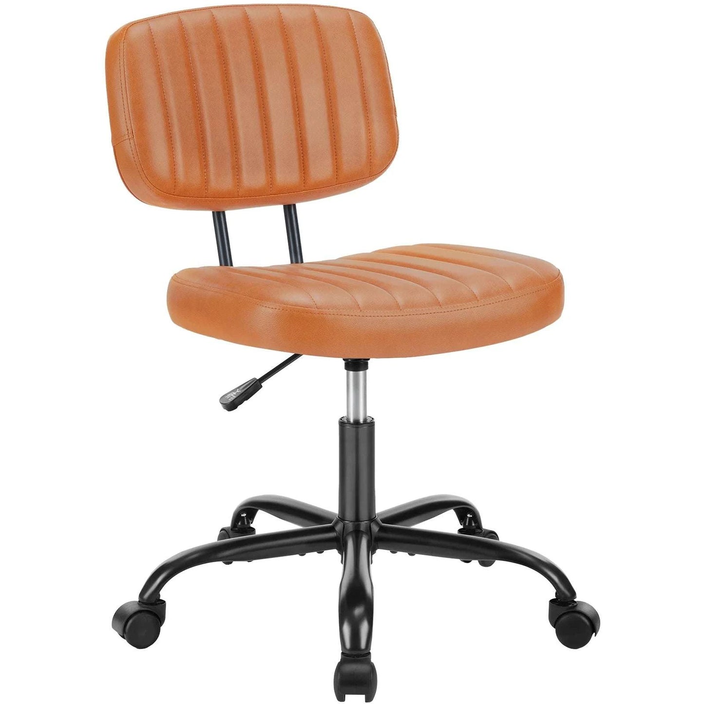 Armless Office Desk ChairElevate your workspace with this sleek, modern armless office desk chair. Crafted from genuine leather, it offers both style and comfort for long hours of productiviShop All I WantShop All I WantArmless Office Desk Chair