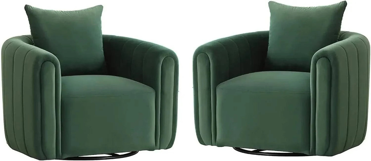 Beige Velvet Swivel Chairs: Comfort! 🪑Upgrade your living room with these Beige Velvet Swivel Chairs, combining comfort and elegance in one stylish package. With ergonomic design, arm rests, and a slat bShop All I WantShop All I WantBeige Velvet