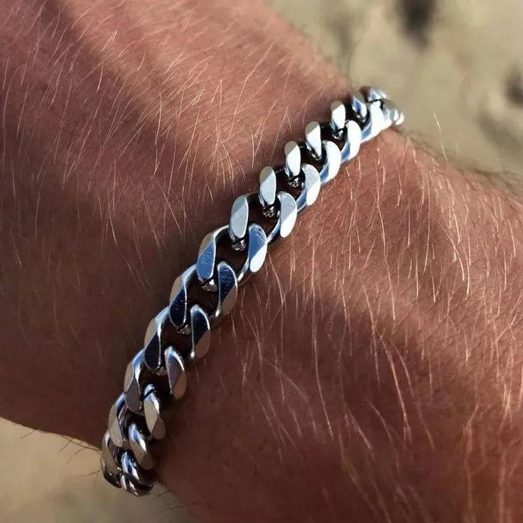 Men's Chunky Miami Curb Bracelet ππThese are stylish and versatile stainless steel bracelets that come in various widths, lengths, and colors, allowing you to find the perfect one to match your style SHOP ALL I WANTShop All I WantChunky Miami Curb Bracelet