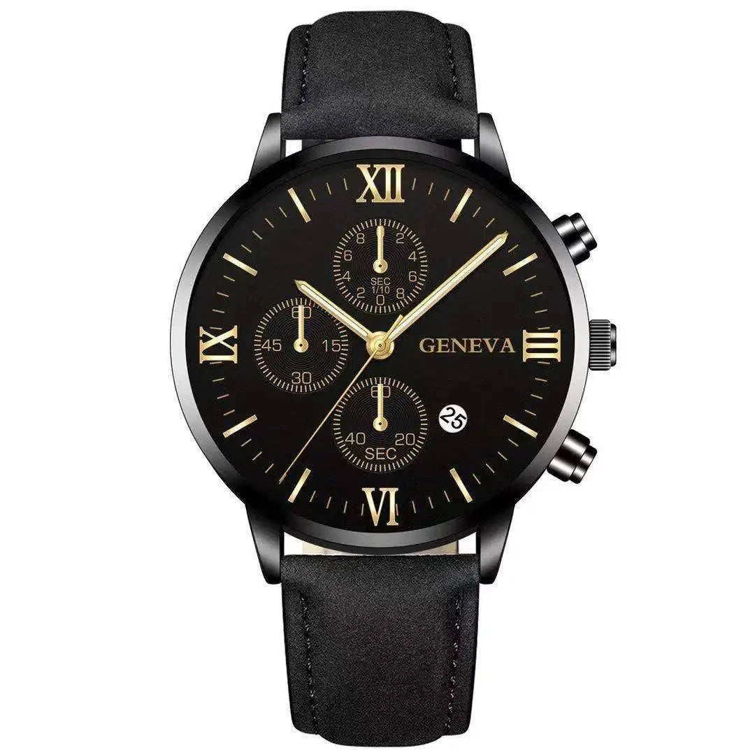 Men’s Black Quartz Watch | Fashion Round Roman Dial Sports Watch ⌚Stay stylish and punctual with this men’s black quartz watch featuring a classic round Roman dial. Designed for sports enthusiasts, this fashion-forward timepiece ofShop All I WantShop All I WantFashion Round Roman Dial Sports Watch ⌚