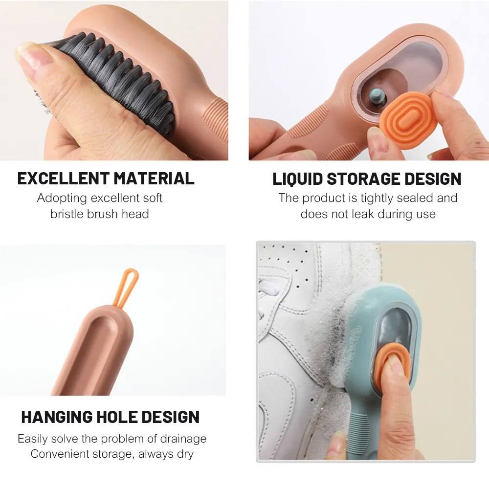 Automatic Liquid Dispensing Cleaning BrushSimplify Your Cleaning Routine with the Automatic Liquid Dispensing Cleaning Brush! This innovative brush takes the hassle out of cleaning. With the built-in liquid SHOP ALL I WANTShop All I WantAutomatic Liquid Dispensing Cleaning Brush