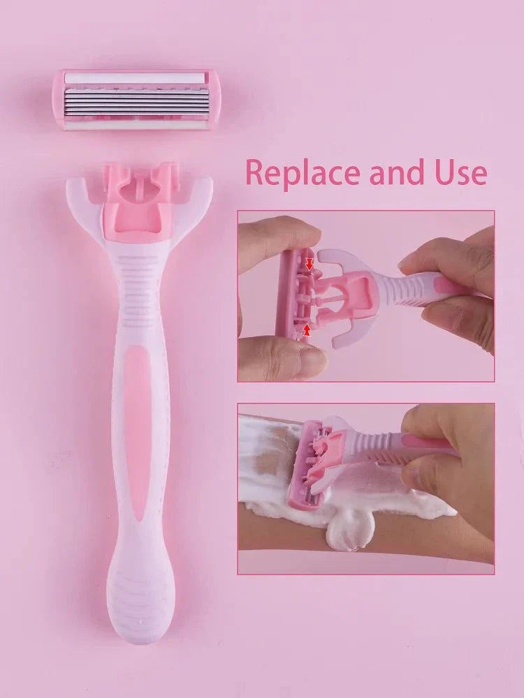 Body Hair Shaving Set  Shop All I Want Body Hair Shaving Set for Men & Women | Smooth Bikini Shave (1 Handle Get a smooth, irritation-free shave with this body hair razor set, designed for both men and women. Equipped with 1 easy-grip handle and 12 high-quality replacement Shop All I WantShop All I WantSmooth Bikini Shave (1 Handle + 12 Blades) ✨