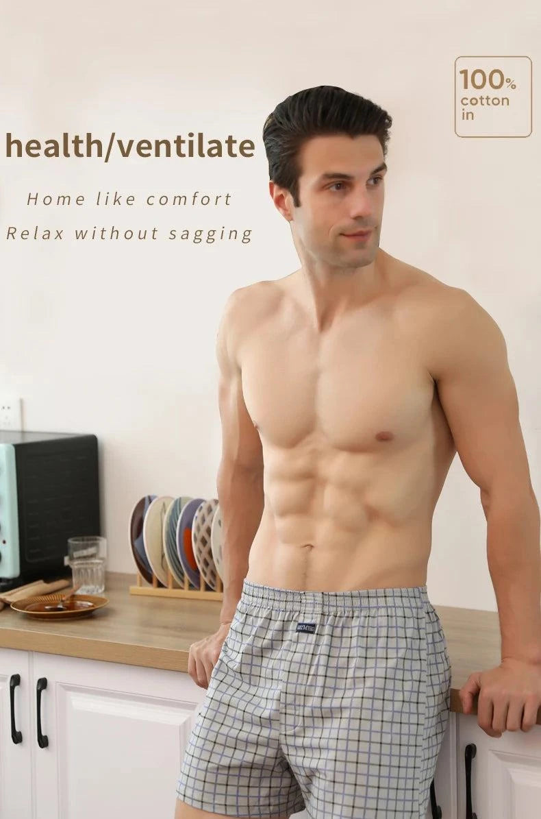 Cotten Plus Size Boxer Briefs | High-Waisted Cotton Slacks for Men 🩳Experience ultimate comfort with cotton plus size boxer briefs. Designed for the modern man, these high-waisted cotton slacks offer a relaxed fit, perfect for loungShop All I WantShop All I WantSize Boxer Briefs