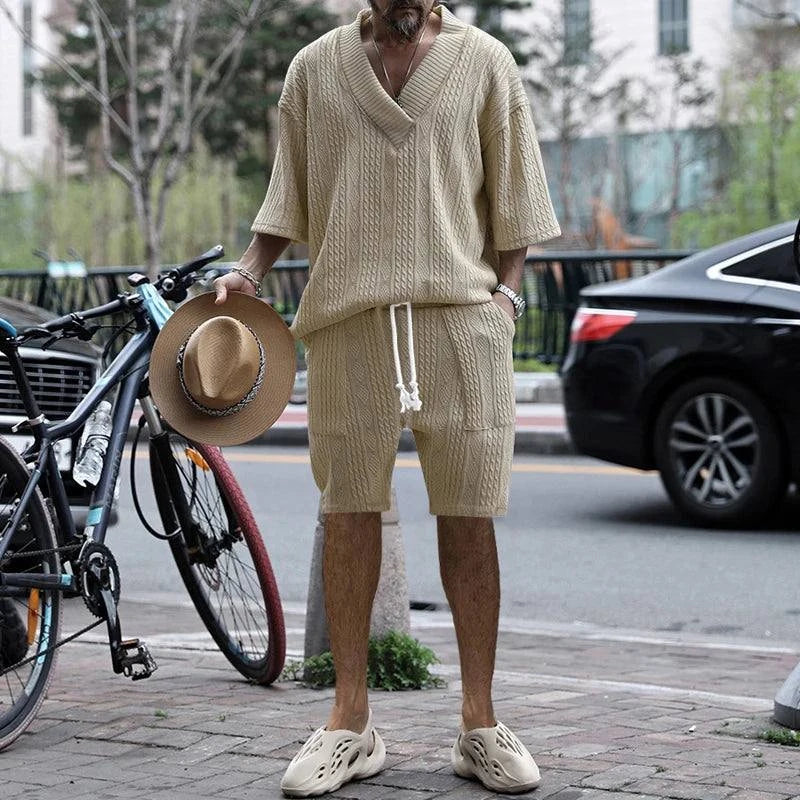 New Summer Men's Set – Loose Casual Sports Suit, High-Quality Cotton JStep into summer with confidence in the New Summer Men's Set, designed for ultimate comfort and style. This two-piece sports suit features a loose fit, allowing for Shop All I WantShop All I WantSummer Men'