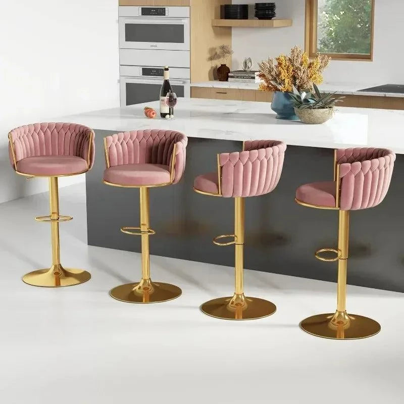 Bar Stools Set of 4, Velvet Swivel & Height Adjustable with Woven BackAdd a touch of natural elegance to your living room with this bamboo sideboard. Perfect for use as a shoe rack or a stylish storage solution, its sleek, modern desigShop All I WantShop All I Want4, Velvet Swivel & Height Adjustable