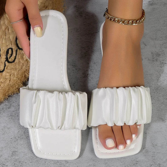 Summer Slippers -Summer Breezy comfort 🏖️Step into comfort and style with the LiomEnn Summer Leisure Slippers. Designed for effortless wear and versatile use, these slippers feature a flat heel and a sleek SHOP ALL I WANTShop All I WantSummer Slippers