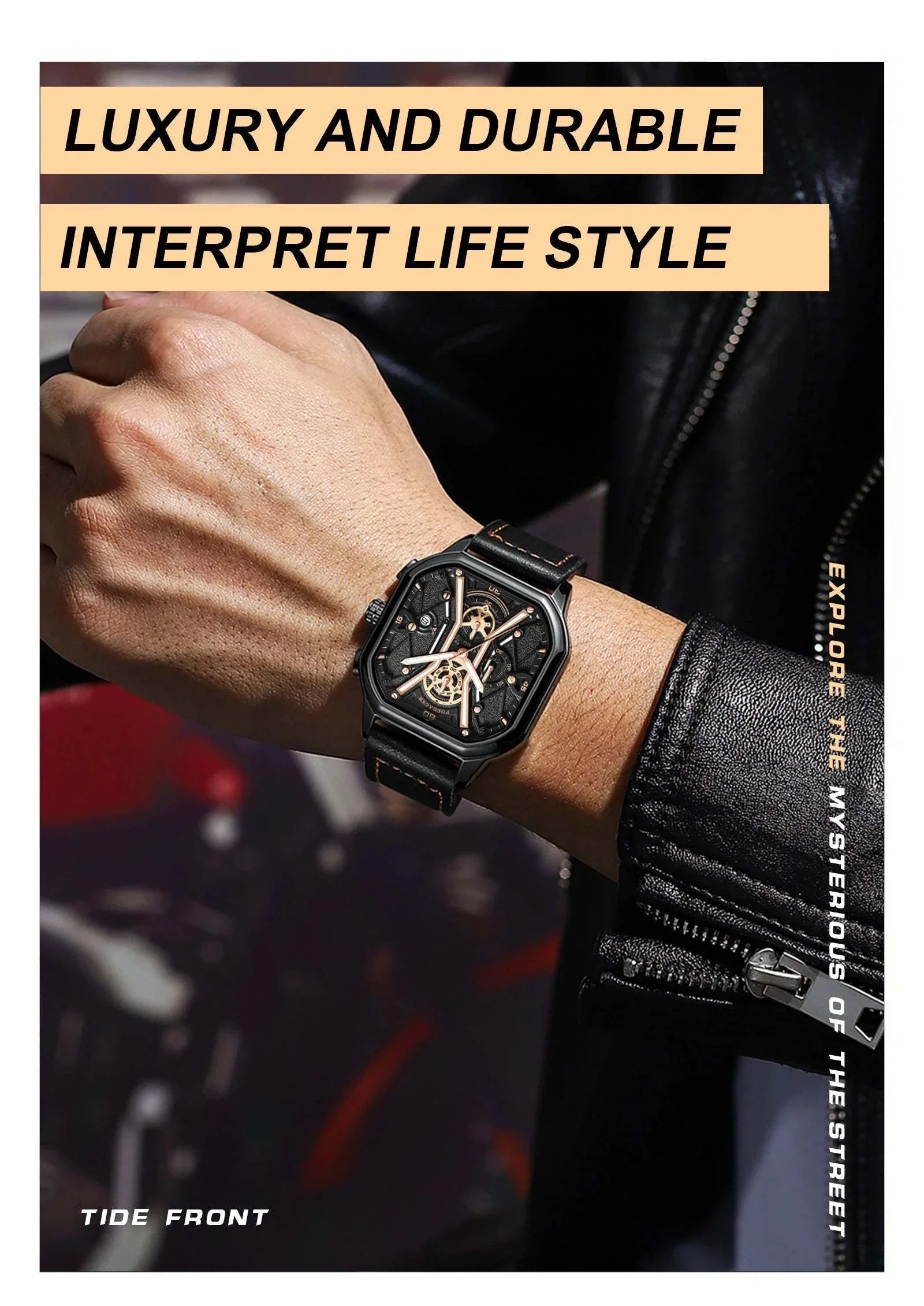 Shop All I Want Luxury Chronograph, Luminous Waterproof Square Dial, Leather Quartz WaMake a bold statement with the POEDAGAR Fashion Men’s Wristwatch, a luxury timepiece designed for the sophisticated man. This stylish chronograph features a strikingShop All I WantShop All I WantLuxury Chronograph, Luminous Waterproof Square Dial, Leather Quartz Watch ⌚💼