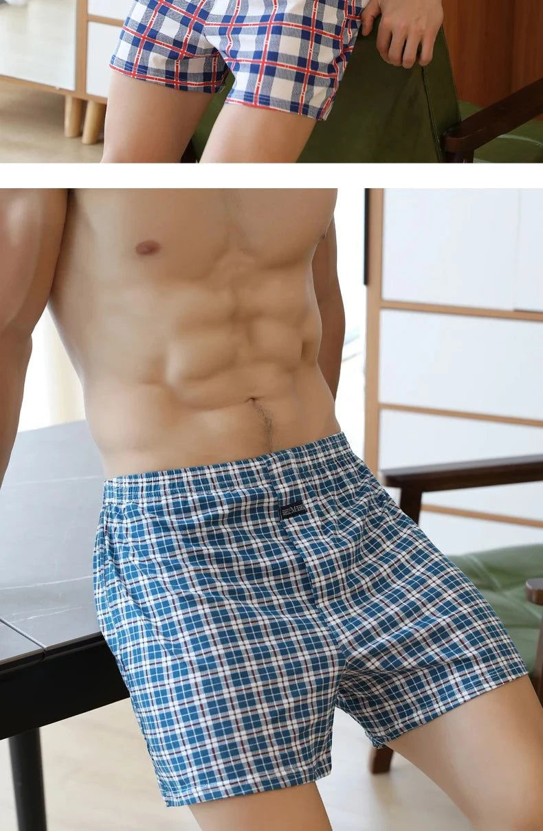 Cotten Plus Size Boxer Briefs | High-Waisted Cotton Slacks for Men 🩳Experience ultimate comfort with cotton plus size boxer briefs. Designed for the modern man, these high-waisted cotton slacks offer a relaxed fit, perfect for loungShop All I WantShop All I WantSize Boxer Briefs