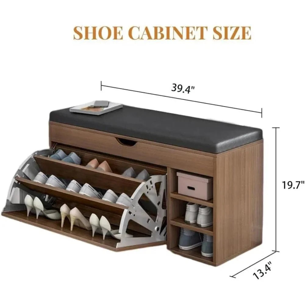 3-Tier Shoe Rack with Sitting Stool – Entryway Storage Cabinet for ShoTransform your entryway with the stylish and functional 3-Tier Shoe Rack with Sitting Stool. Designed for modern home design ideas, this entryway storage cabinet proShop All I WantShop All I Want3-Tier Shoe Rack