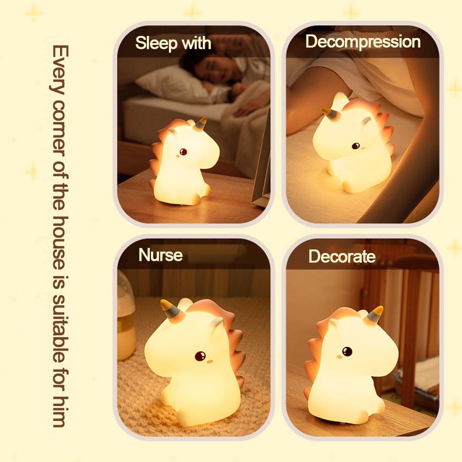 Tap to Change Color Dino Night LightTap to Change Color Dino Night Light: Bring Jurassic Adventure to Bedtime
Introducing our Tap to Change Color Dino Night Light, the perfect companion for your child'SHOP ALL I WANTShop All I WantChange Color Dino Night Light