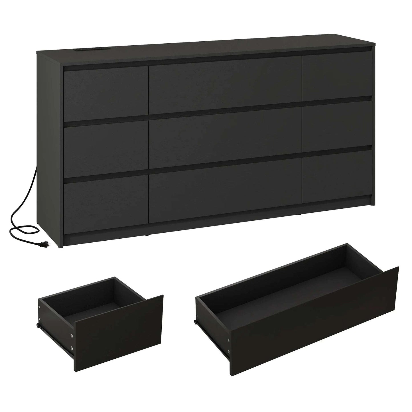9-Drawer Dresser with Charging Station & Modern Design ⚡Keep your essentials organized in style with this 9-Drawer Dresser, featuring a built-in charging station for your devices. The modern design blends seamlessly into Shop All I WantShop All I Want9-Drawer Dresser