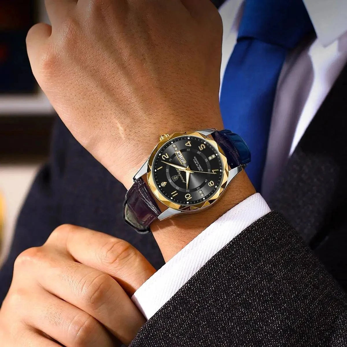 Luxury High-Quality Men’s Watch – Sport Quartz, Waterproof Luminous DaMake a bold statement with the POEDAGAR Fashion Men’s Wristwatch, a luxury timepiece designed for the sophisticated man. This stylish chronograph features a strikingShop All I WantShop All I WantLuxury High-Quality Men’