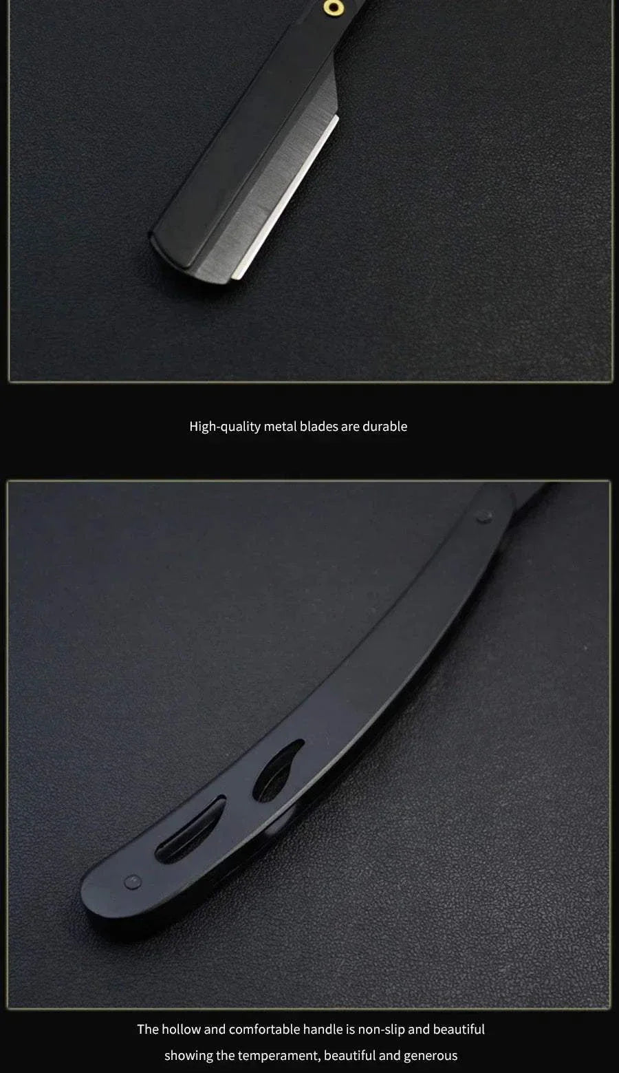 Shop All I WantProfessional Manual Shaver | Straight Edge Stainless Steel Barber RazoAchieve the perfect shave with this professional manual shaver, featuring a straight edge design crafted from high-quality stainless steel. This sharp barber razor oShop All I WantShop All I WantStraight Edge Stainless Steel Barber Razor 🪒