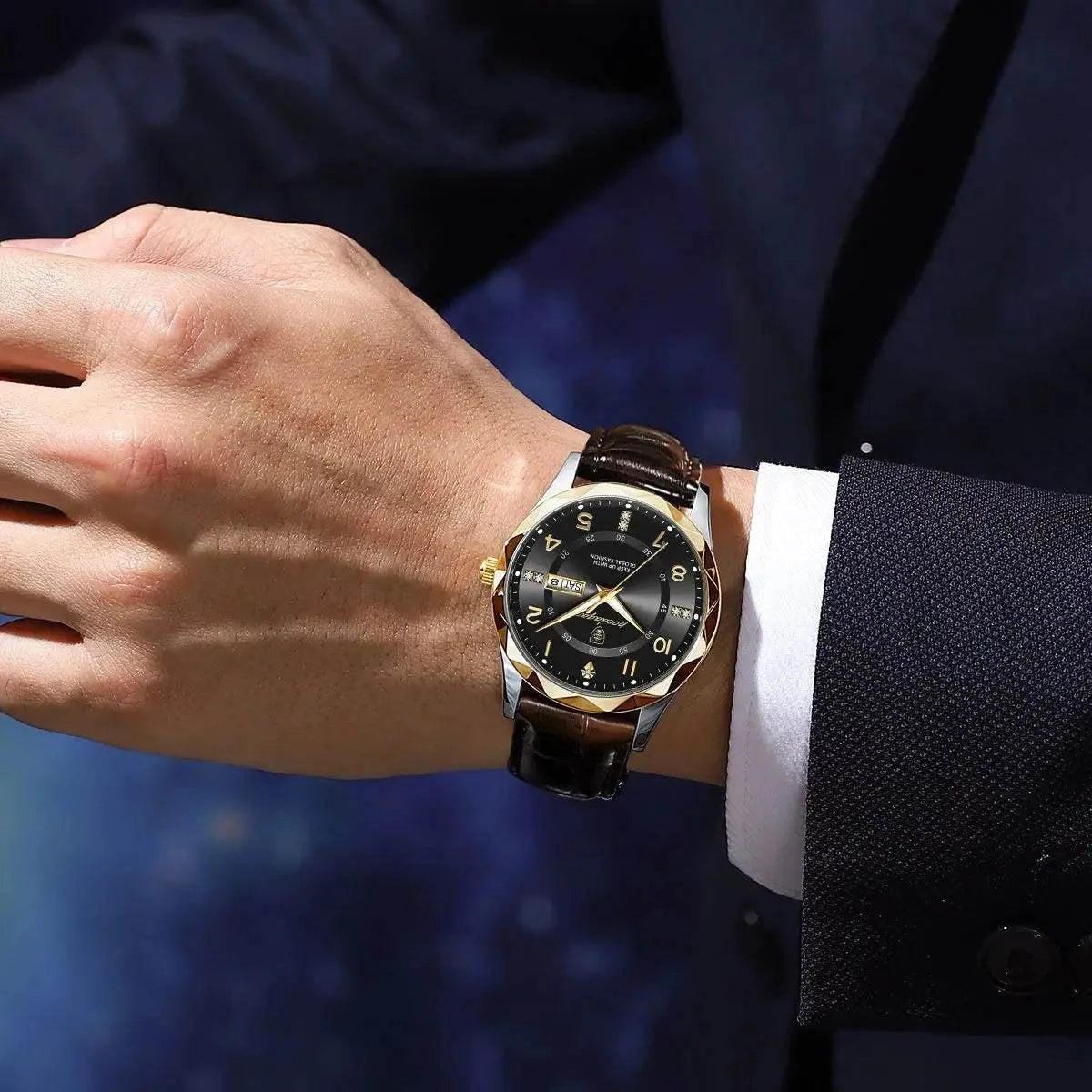 Luxury High-Quality Men’s Watch – Sport Quartz, Waterproof Luminous DaMake a bold statement with the POEDAGAR Fashion Men’s Wristwatch, a luxury timepiece designed for the sophisticated man. This stylish chronograph features a strikingShop All I WantShop All I WantLuxury High-Quality Men’