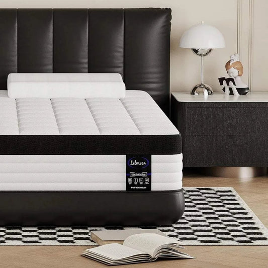 12-Inch Hybrid King Mattress đď¸ Medium firm with strong edge support Experience the perfect balance of comfort and support with the 12-Inch Hybrid King Mattress đď¸, designed for medium-firm comfort with strong edge support and memoryShop All I WantShop All I Want12-Inch Hybrid King Mattress đď¸ Medium firm