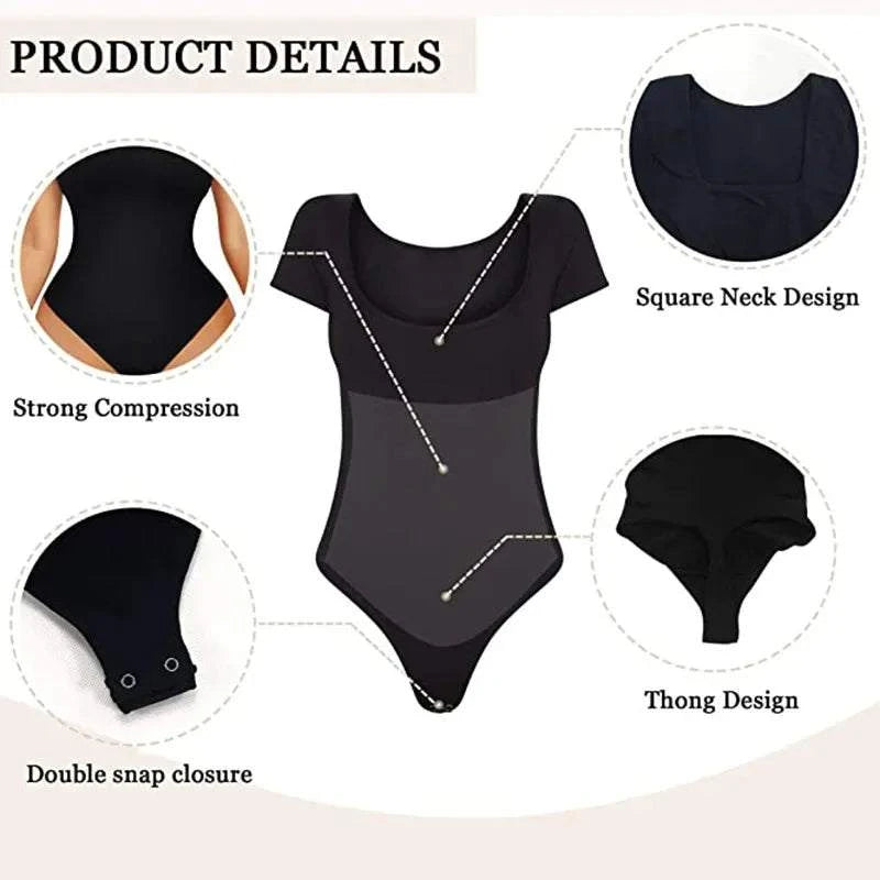 Seamless Short Sleeve Body Shaper – Open Crotch U Neck Tummy Control SDiscover the ultimate in comfort and style with our Short Sleeve Open Crotch Seamless Shapers. Designed for women who want to enhance their silhouette, this body shaShop All I WantShop All I WantSeamless Short Sleeve Body Shaper – Open Crotch